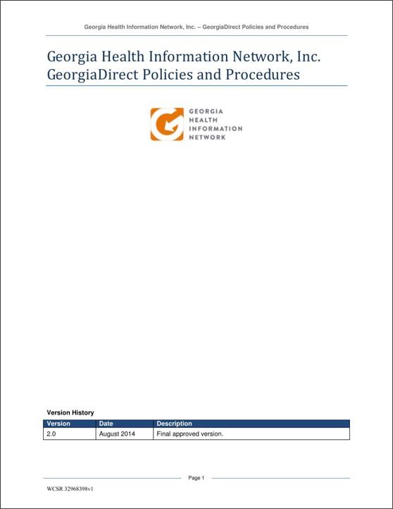 GeorgiaDirect Policies